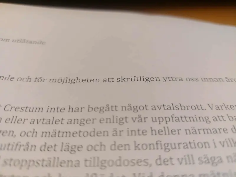 Crestum: Inte tydligt hur mätningen skulle göras
