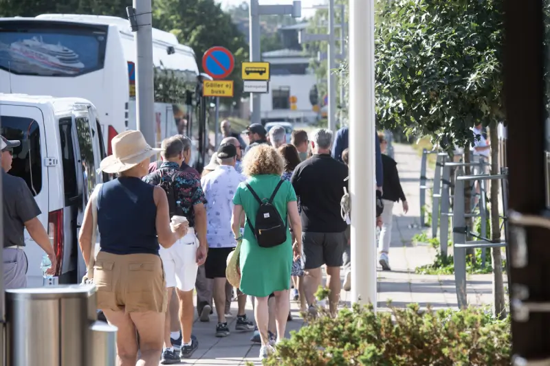 Årets turisthögsäsong präglades av färre övernattningar