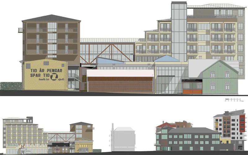 Vill bygga sjuvåningshotell på Lilla torget