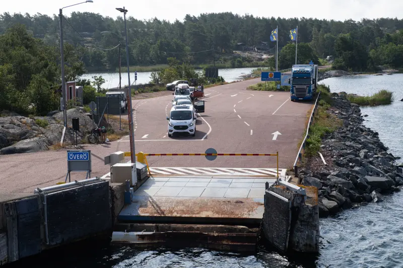 Överö färjfäste angörs inte på fyra veckor