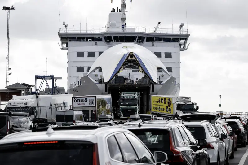 Åland lockar – och färjan blir snabbt full