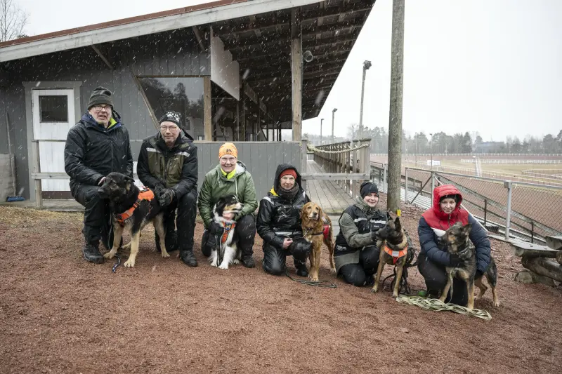 Här tränar hundarna för att rädda liv