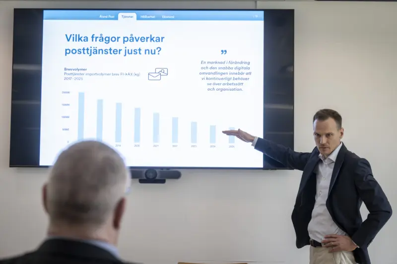 Lägre vinst för Åland Post – delar ut 200.000 euro