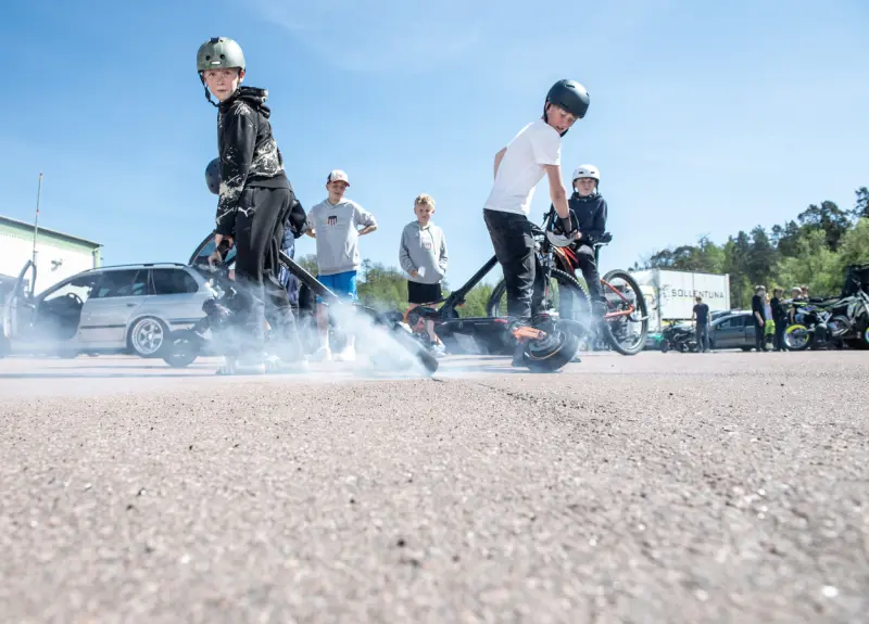 Succé för Moppefrenzy – ungdomarna tog över Godby