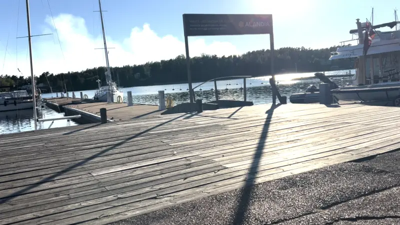 Mindre markbrand gav stor rökpelare