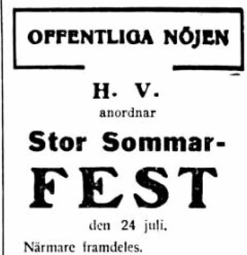Första grävmaskinen kom till Mariehamn