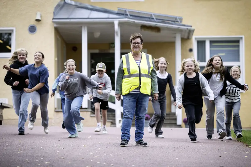 Sussi gick i pension och blev skolmormor
